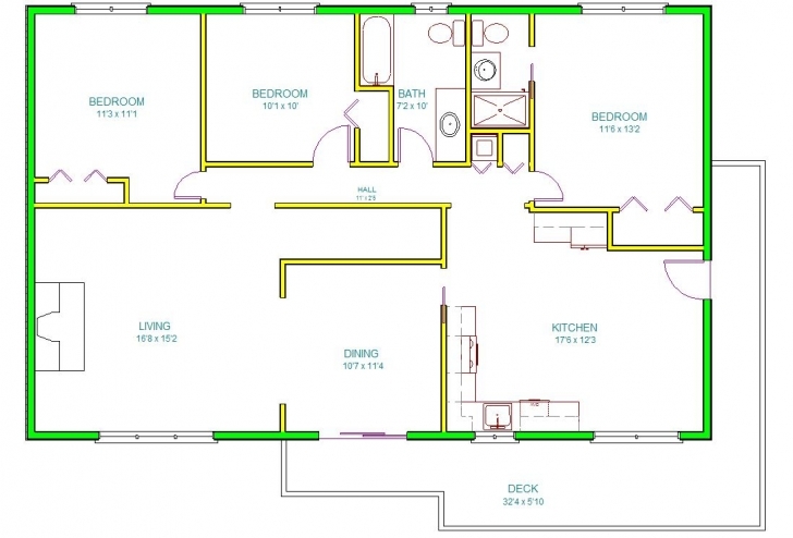 Outstanding Autocad House Drawing At Getdrawings | Free For Personal Use Autocad 2D Plan Photo
