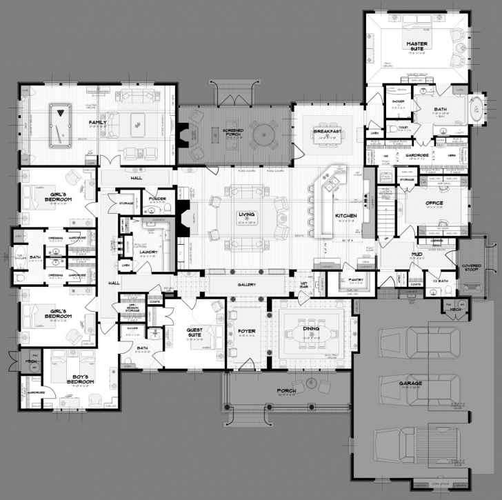 Outstanding Big 5 Bedroom House Plans. Way More Space Than We Need. But 5 Bedroom Buildings Photo