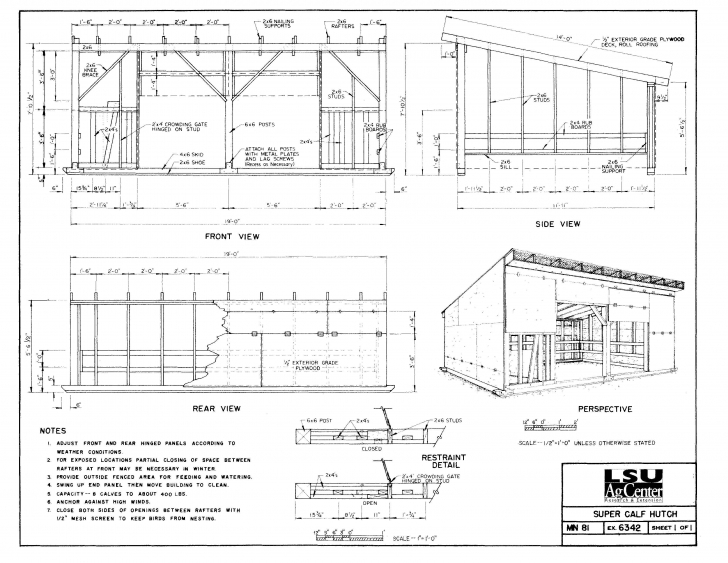 Outstanding Building Plan | Bottle Calf | Pinterest Calf Housing Plans Image