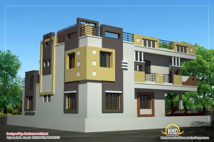 Outstanding Duplex Home Elevation Design Photos - Mellydia - Mellydia 16Ft Front Desing For Home Photo