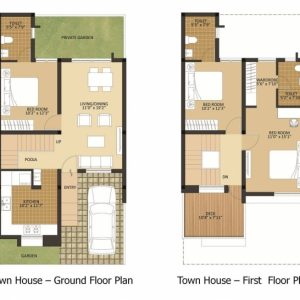 1200 Sq Ft Duplex House Plan With Car Parking