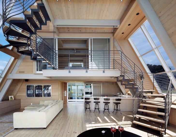 Outstanding House Loft Design Plans New A Frame House | House Design A Frame House Plans Picture