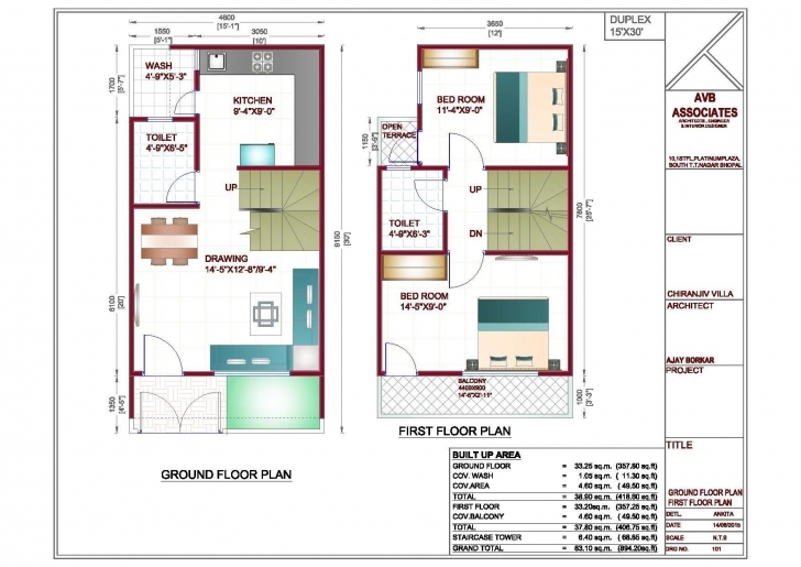 Outstanding House Map Design For 30 50 Plot Elegant 20—50 House Design India New 20*50 Plot Design Photo