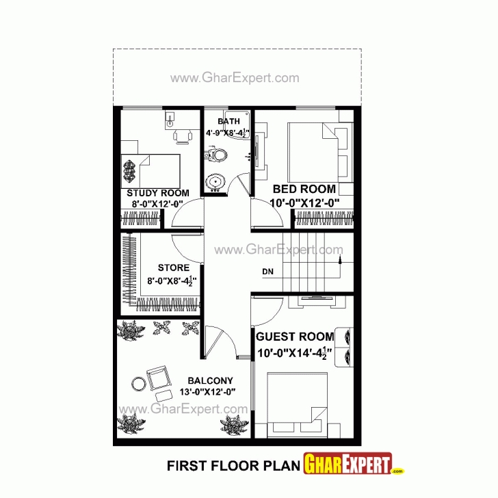 Outstanding House Plan For 25 Feet By 40 Feet Plot (Plot Size 111 Square Yards 25*40 House Plan 3D Photos Pic