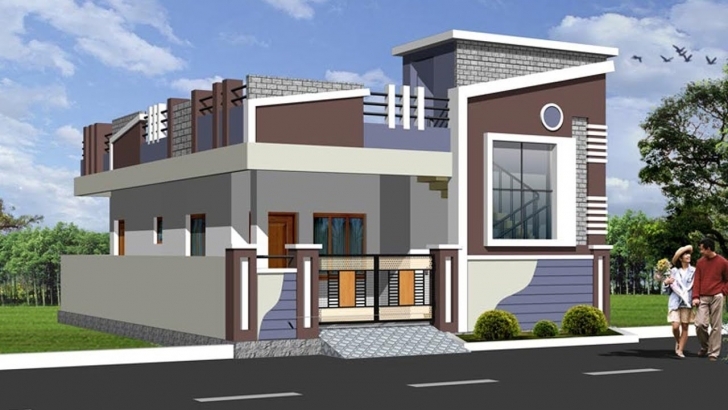 Outstanding Latest Top Single Floor Home Elevations | Small House Plans | Floor Best Building Plan With Elevation Image