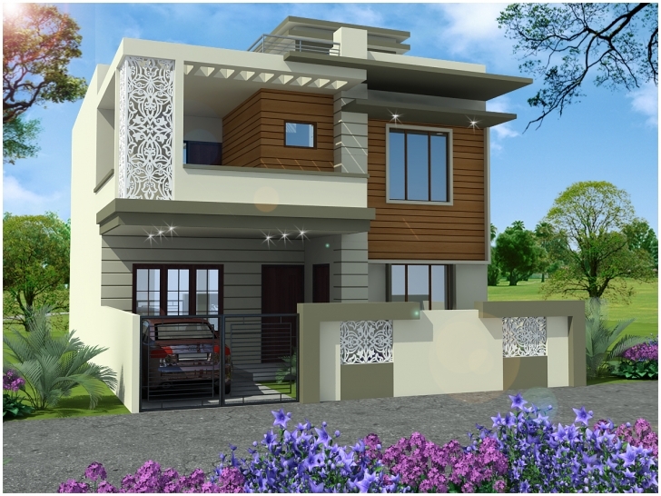 Outstanding New Indian House Duplex Design | The Base Wallpaper Small Beautiful House In India Image