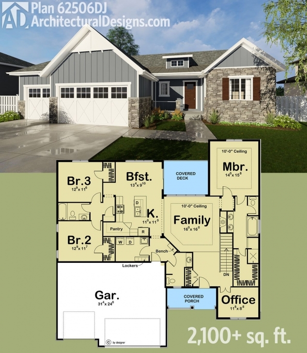 Outstanding Plan 62506Dj: All The Basics And More | Bungalow, Square Feet And Bath Pictures Of 2100 Sq Feet Image