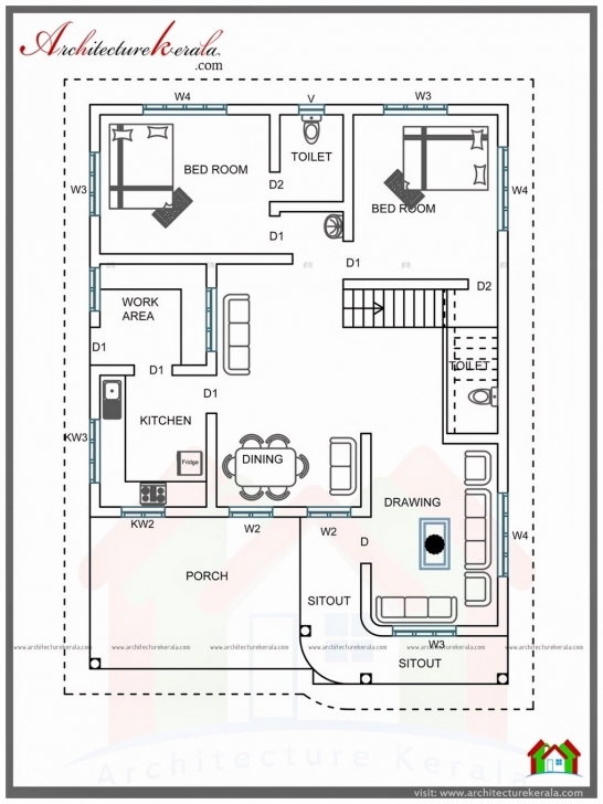 Picture of 2 Story House Plans In Kerala Unique 2 Bedroom House Plan Kerala 4 Bedroom 2 Story House Plans Kerala Style Picture