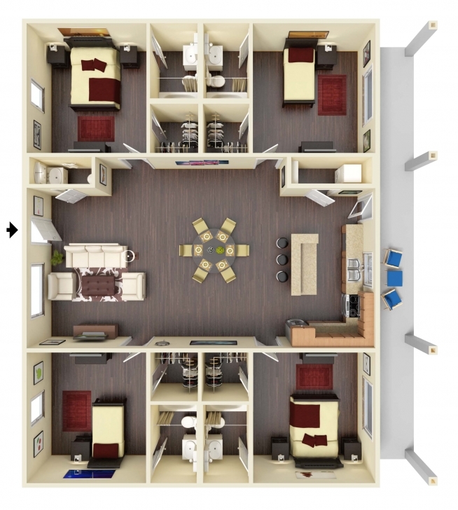 Picture of Bedroom: 6 Bedroom Floor Plans House Plans For 6 Bedroom Flat Image