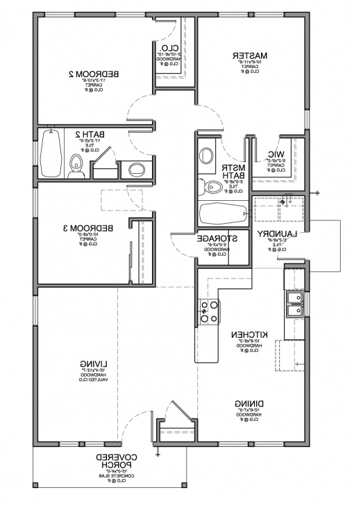 Picture of Bedroom : Bedroom Small Tuscan House Floor Plans No Garage Classic 3 Bedroom House Floor Plans With Pictures Image