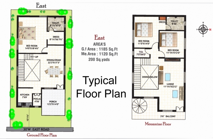 Picture of Best House Plan For 20*50 Best Of South Facing Duplex House Plans 20*50 House Plan South Facing Photo