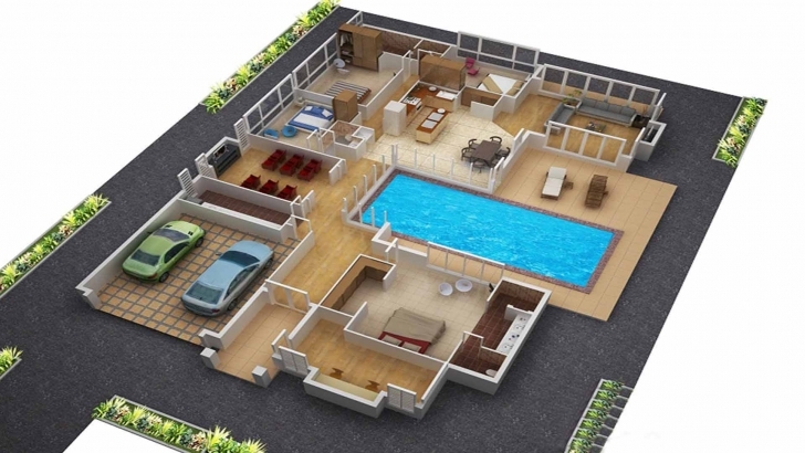 Picture of Download Mansion Floor Plans 3D | Chercherousse 3D House Plan Images Free Pic