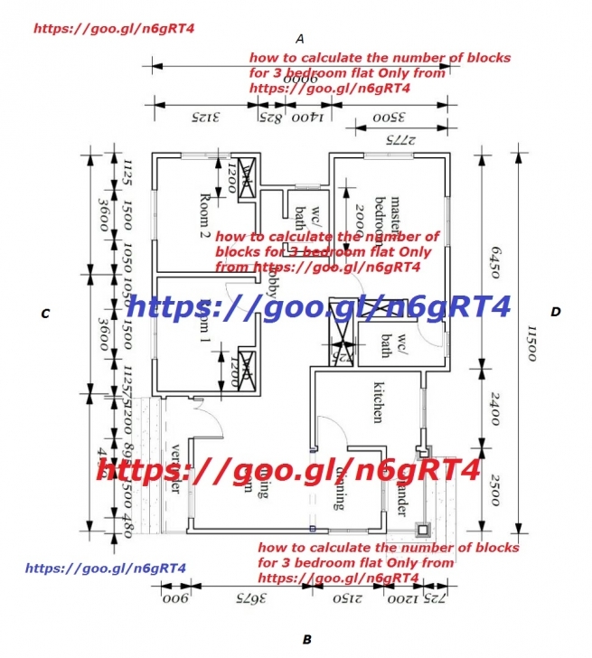 Picture of How To Calculate The Number Of Blocks Required For Your 3 Bedroom Flat How Many Blocks Can Build Three Bedroom Flat Pic