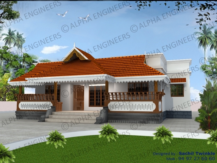Picture of Kerala Style Home Plans | Kerala Model Home Plans House Model Kerala Style Image