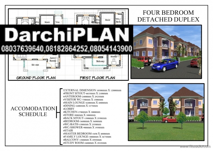 Picture of Nigeria Building Style(Architectural Designs By Darchiplan Homes 4 Bedroom Duplex On Half Plot Of Land Pic