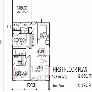 Single Story Tiny House Floor Plans