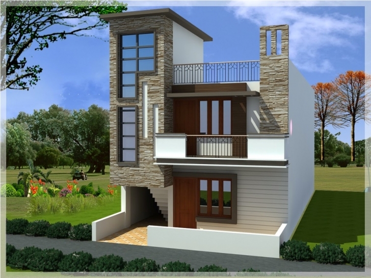 Picture of Small Duplex House Elevation Plans | Handgunsband Designs : Small Best Plan With Elevation For Small Area Pic