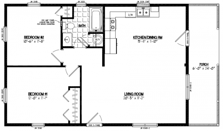 Picture of The Best 100+ 24 X 28 House Plans Image Collections 28 X 60 House Plans Image