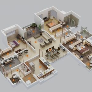 House Plans For 6 Bedroom Flat