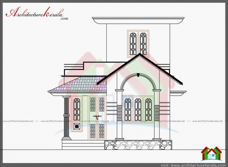 Popular 750 Sq Ft House Plan And Elevation - Architecture Kerala 750Sqft Kerala House Image