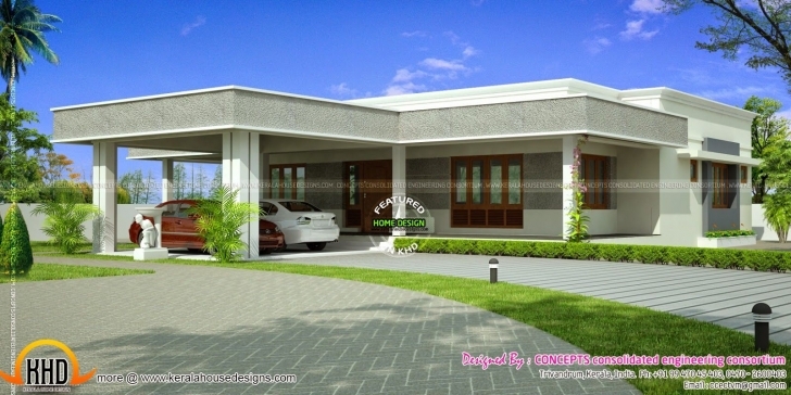 Popular Amazing Flat Roof Modern Plans Home House Design Luxury Pict Of Designs For Flat Roofed Houses Photo