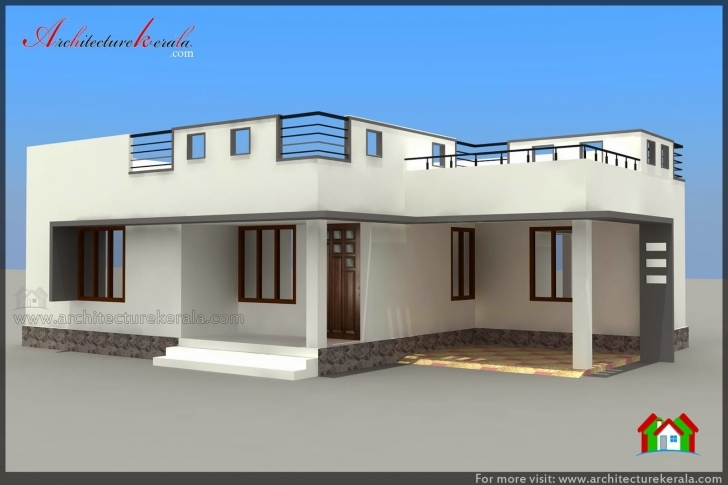 Popular Below 1000 Square Feet House Plan And Elevation - Architecture Kerala Below 1000 Sq Ft House Plans Indian Style Image