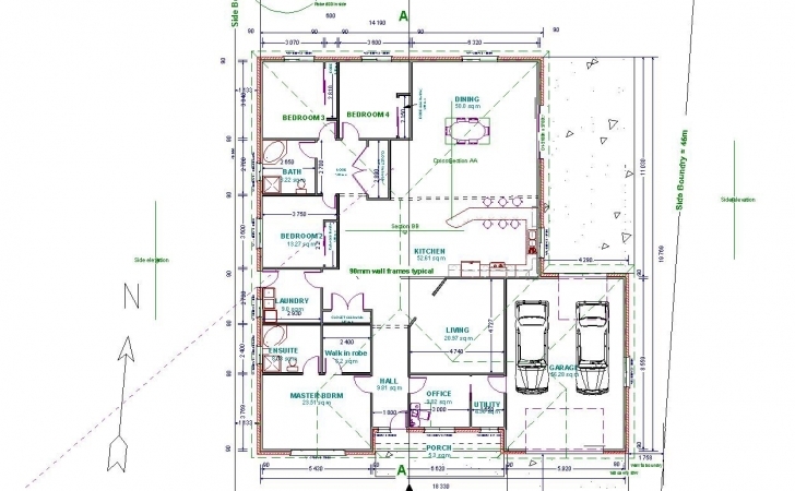 Popular Cad Drawing House Plans Trendy 8 With Autocad Floor Plan In 2 - Tiny Autocad Plan 2D Top Image