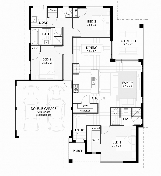 Popular House Plans Ghana Bedroom Plan Half Plot | #48742 3 Pics Kitchen 2 Half Plot Double Floor Plan Photo