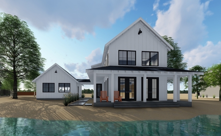 Popular Ideas Modern Extension To Traditional Farmhouse Plans With Loft Small Modern Farmhouse Floor Plans Photo