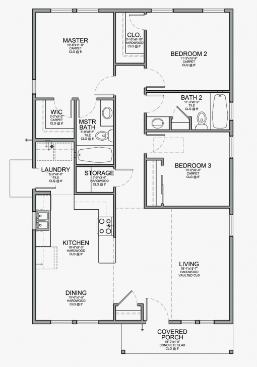 Popular Lovely Simple 3 Bedroom House Plans - Lbfa Bedroom Ideas 3 Bedroom House Plans With Photos In Nigeria Image