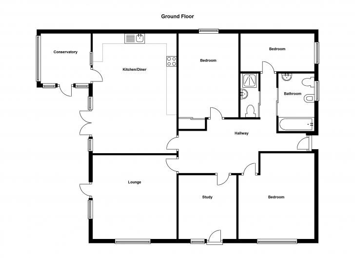 Popular Simple Four Bedroom Flat Bungalow Search Results Small Woodworking Ground Floor Plan Of Four Bedroom Flat Pic