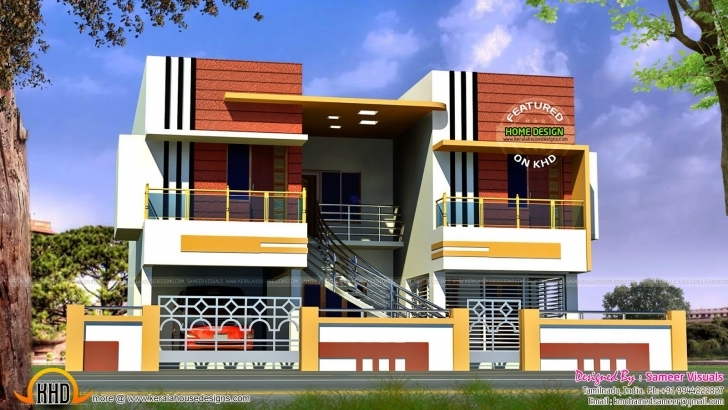 Remarkable Front Elevation North Indian House | The Base Wallpaper Front Elevation Of Indian House 30X50 Site Single Floor Photo