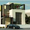 Front Elevation Of Indian House 30X50 Site Ground Floor