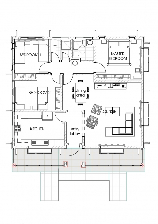 Remarkable House Plans In Kenya, 3 Bedroom Bungalow House Plan | David Chola 3 Bedroom House Plans In Kenya Image