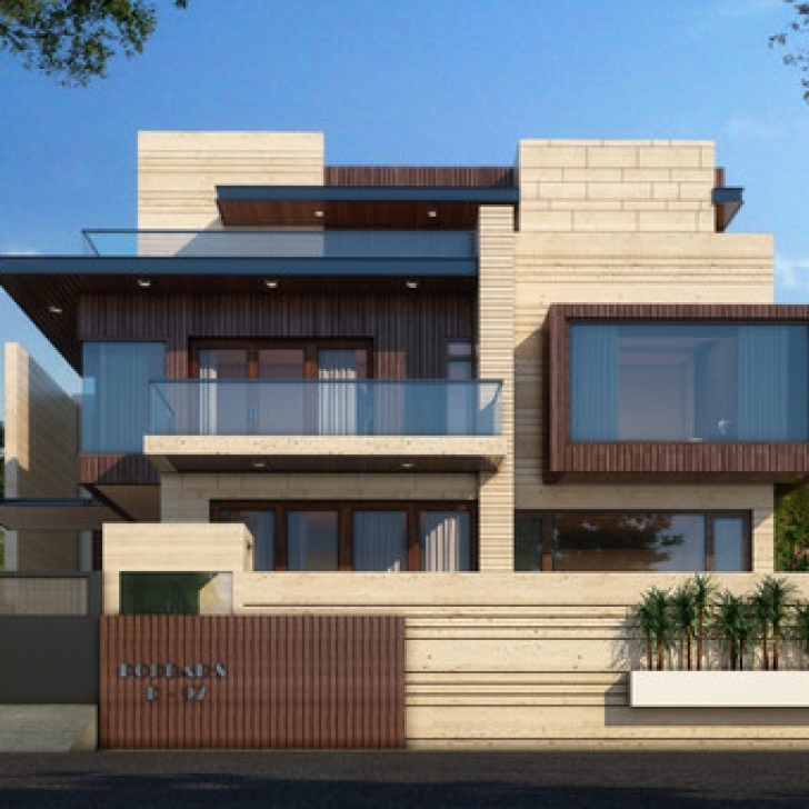 Remarkable Latest House Elevation Design By Gharbanavo – Ghar Banavo Gharelevation One Manzzile Picture