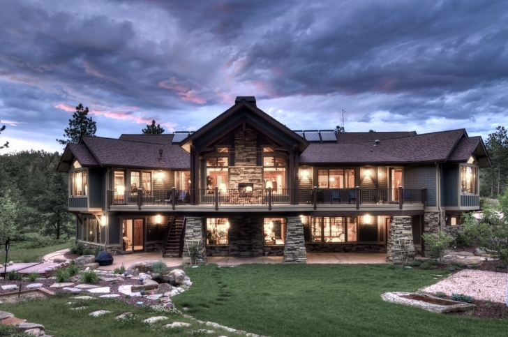 Remarkable Mountain House Plans Ideas Small With Walkout Basement Home Detached Luxury Rustic Mountain Home Plans Image