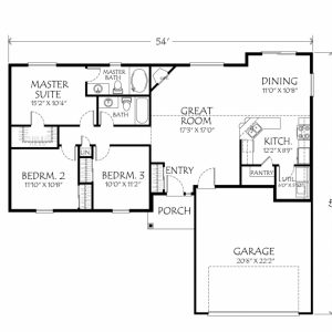 Open Floor House Plans Single Story