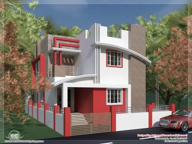 Remarkable South Indian Villa In 1375 Sq.feet - Kerala Home Design Indian House Plans With Photos 750 Picture