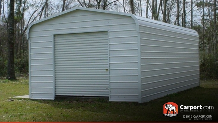 Remarkable Steel Garage Metal Building 12' X 21' | Shop Metal Buildings Online! Elephant Steel Garages Photo