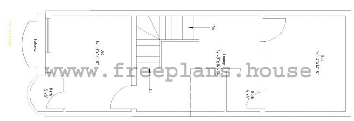 Splendid 15×45 Feet / 62 Square Meters House Plan 15 Feet By 45 Feet House Map Picture