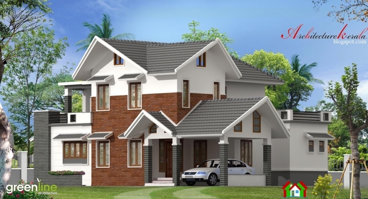Splendid 4 Bhk Modern Style Kerala House Elevation - Architecture Kerala Kerala House Elevation Pictures Picture