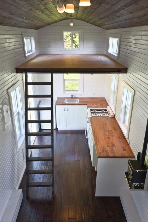 Splendid 41 Best Small Houses Images On Pinterest | Small Houses, Tiny House 2 Story Tiny House Interior Image