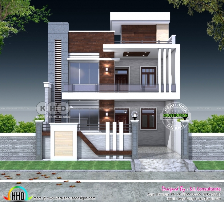 Splendid 5 Bedroom Flat Roof Contemporary India Home | Kerala Home Design Indian Home Design Photo