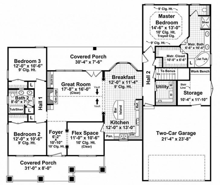 Splendid House Plan 2100 Sq Ft 4 Bedroom House Plans Homes Zone House Plan Pictures Of 2100 Sq Feet Image