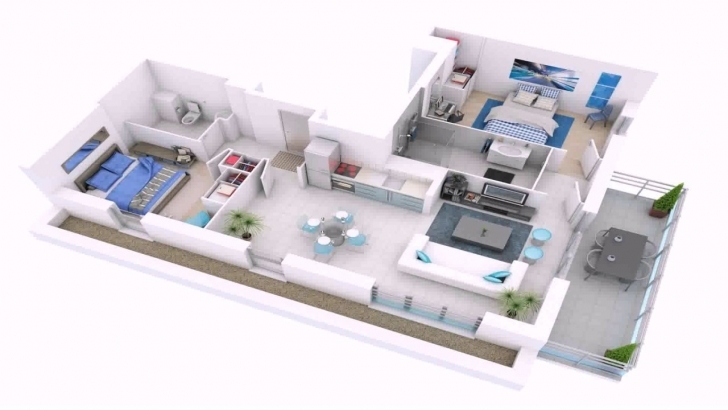 Splendid House Plan Design 20 X 50 - Youtube 20 * 50 House Plan 3D Image