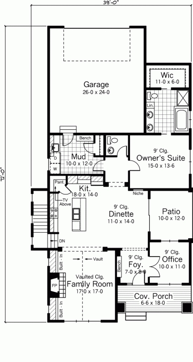 Splendid Laramie Grove Bungalow Home Plan 091D-0478 | House Plans And More Bungalow Plans Image Picture