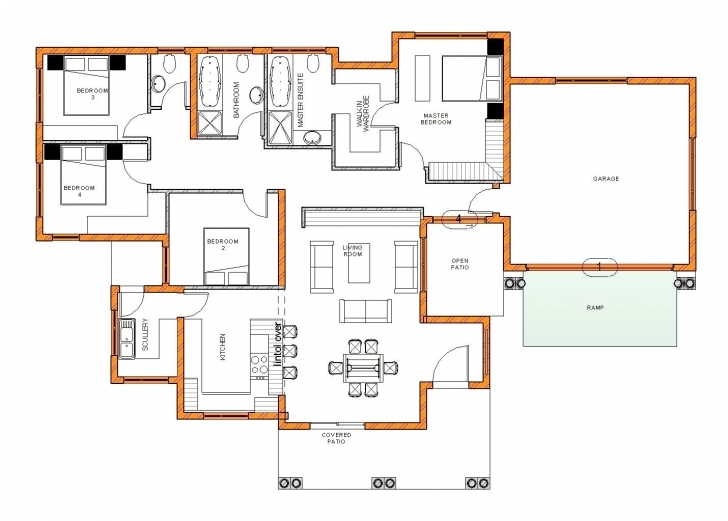 Splendid Modern 4 Bedroom House Plans South Africa Stunning Tuscan Corglife South African Modern House Floor Plans Pic
