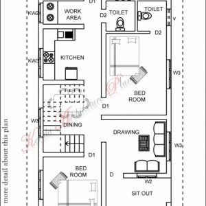 2 Bedroom House Plans Kerala Style 1200 Sq Feet