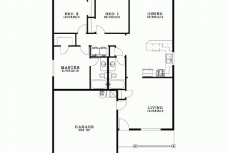3 Bedroom Bungalow Floor Plan Philippines