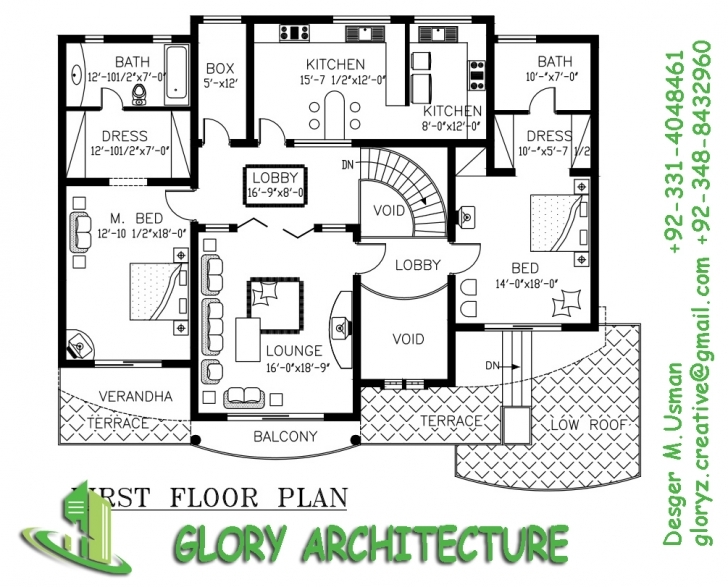 Stunning 30 X 60 House Plan Map, Ranch House Plans 30X60 - White House House Map Design 15 X 60 Image